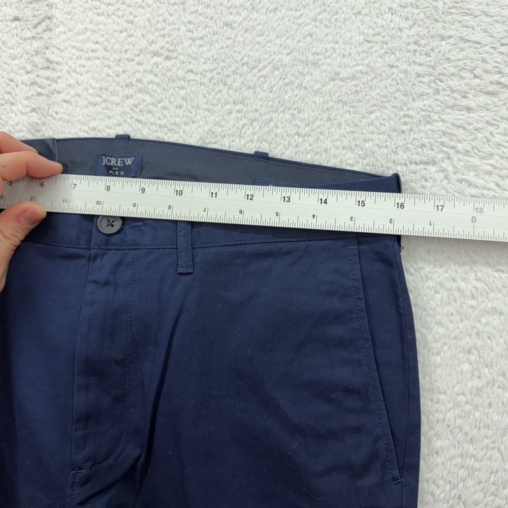 J.Crew Mens Slim Flex Chino Pants Navy Blue H3167 Size 30x32 NWT - Picture 5 of 10
